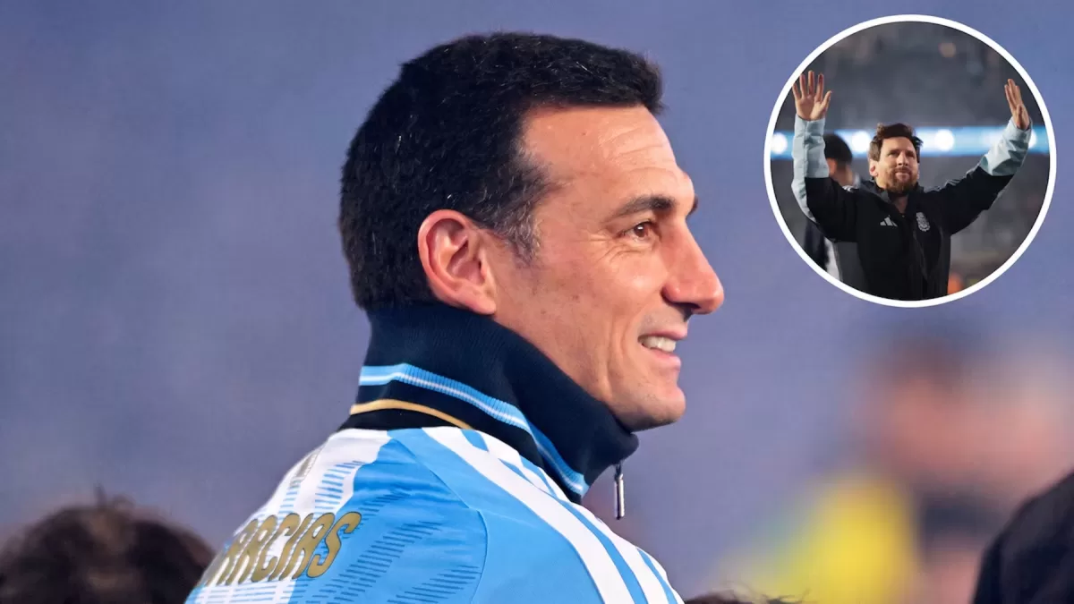 Scaloni explicó cómo intentará reemplazar a Messi en la Selección