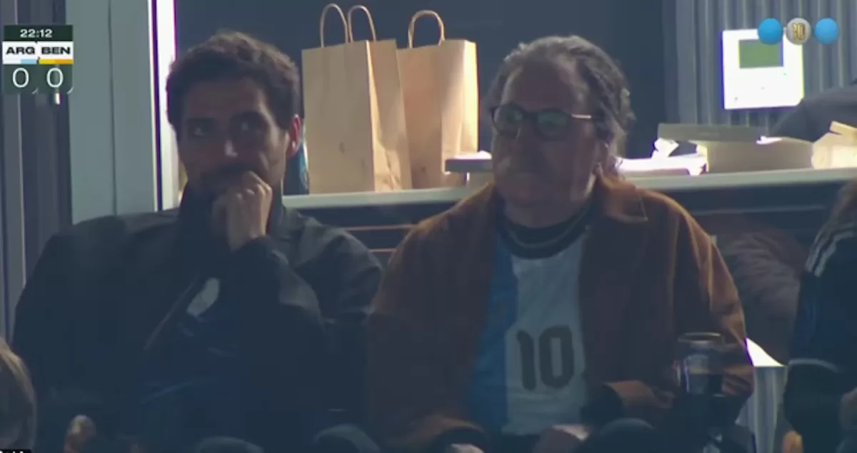 Charly García estuvo presenció la despedida de Messi de la Selección