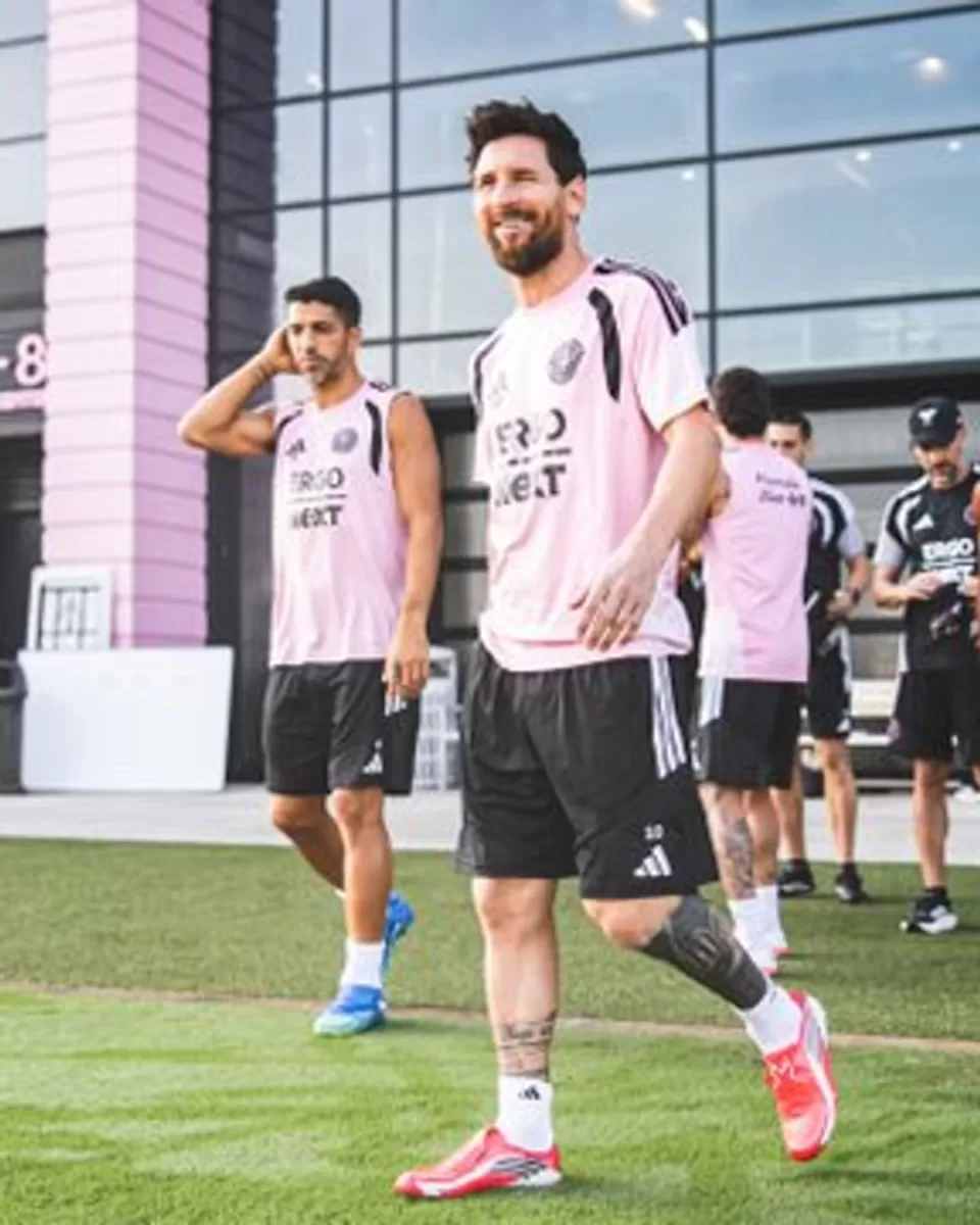 Lionel Messi volvió a los entrenamientos del Inter Miami