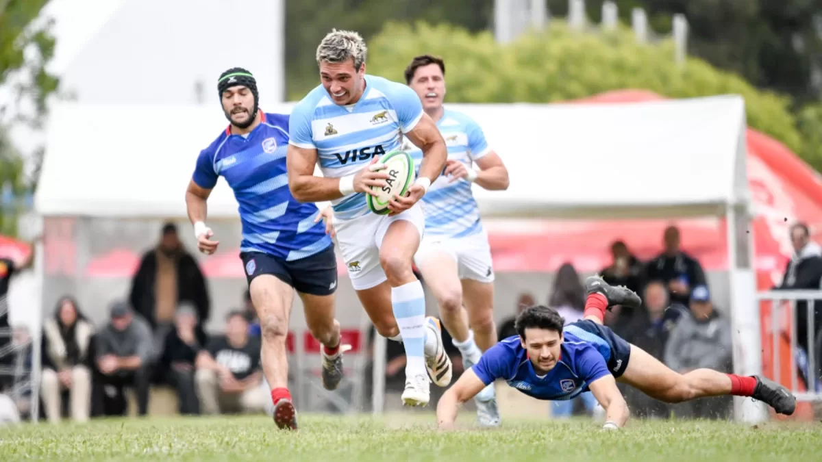Sudamericano de Carlos Paz: Los Pumas 7 y Las Yaguaretés golearon en el primer día