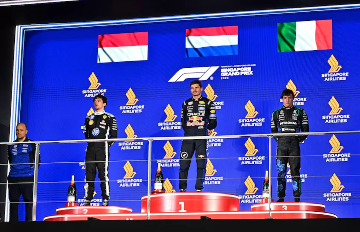 F1: las posiciones con Antonelli a un paso del título