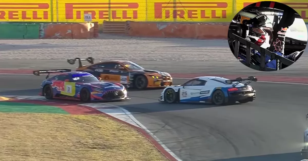Companc en el GT World Challenge: el choque de Verstappen al argentino Pérez Companc