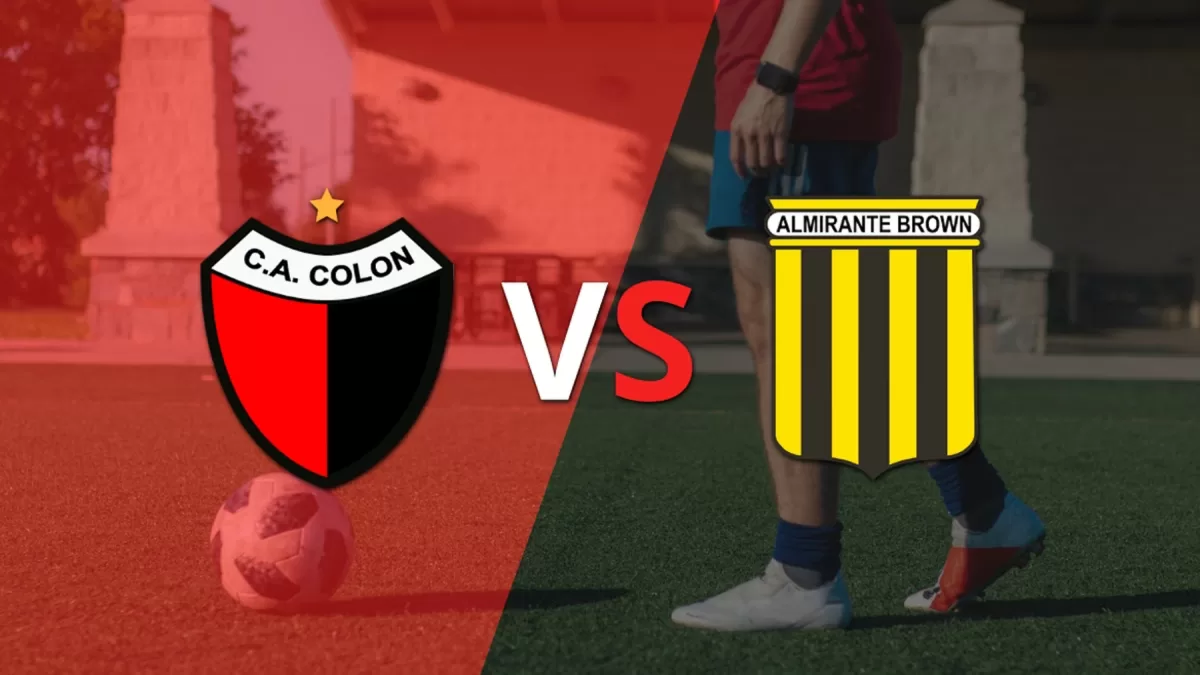 Colón vs Almirante Brown en vivo por la Fecha 34 de la Primera Nacional