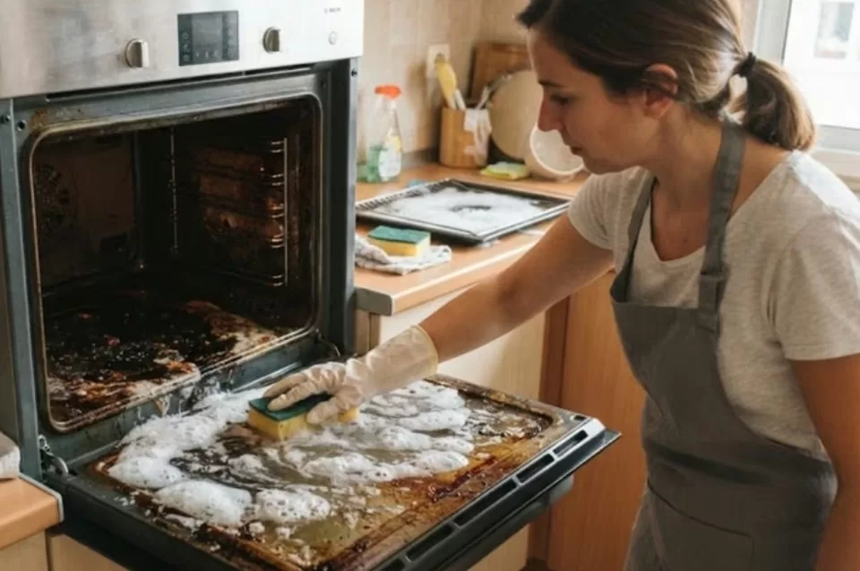 Horno limpio: cómo usar bicarbonato y vinagre para quitar la suciedad