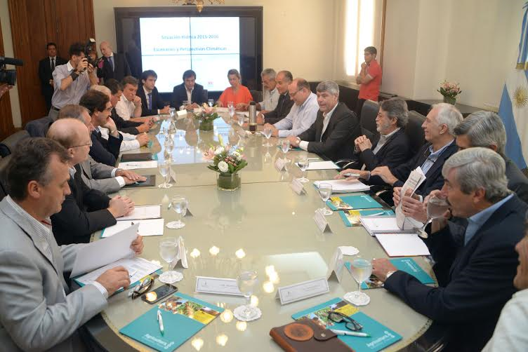 Luis Contigiani se reunió con el ministro de Agroindustria de la Nación y sus pares de provincias afectadas por la inundación