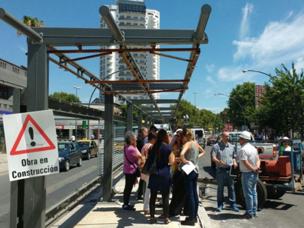 Las obras del Movibus en Alberdi ya tienen un avance del 50 por ciento 