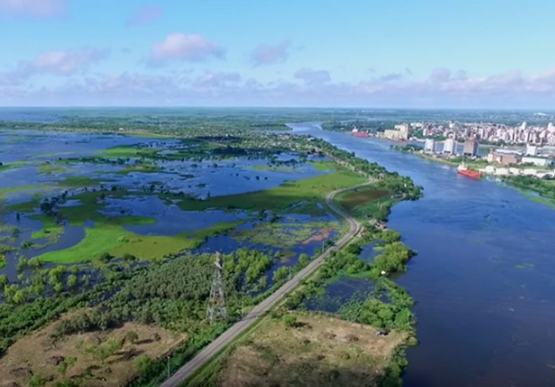 El Río Paraná marca 6,59 metros en la Ciudad de Santa Fe
