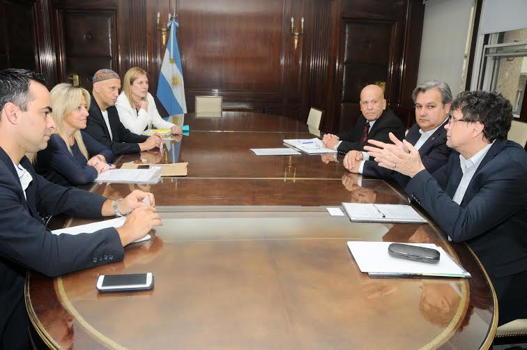 El Ministro de Medio Ambiente, Jacinto Speranza, se reunió con su par nacional, Sergio Bergman
