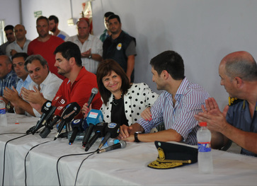 Patricia Bullrich resaltó el trabajo 