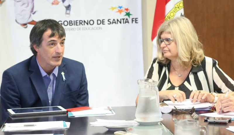 Balagué y su gabinete se reunieron con Esteban Bullrich