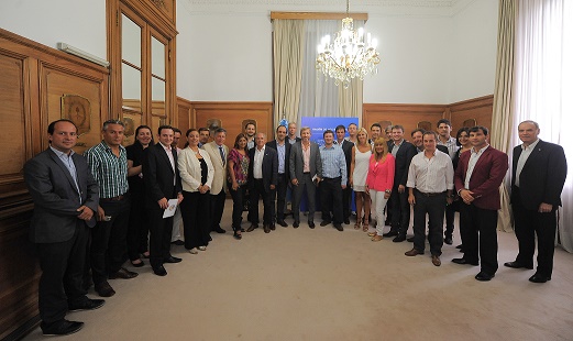 Corral encabezó la reunión de Intendentes de Santa Fe con el Ministro del Interior