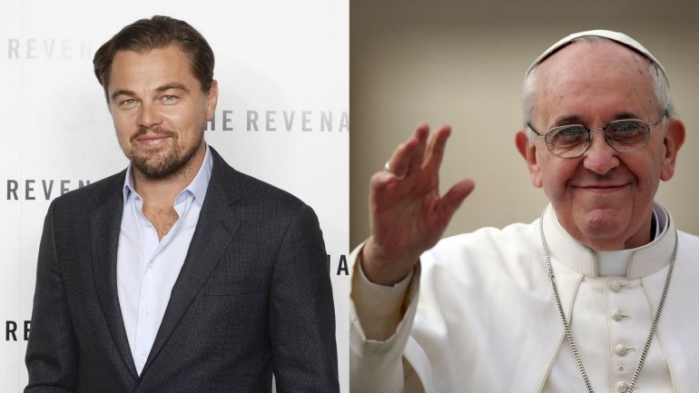 LEONARDO DICAPRIO SE REUNIÓ CON EL PAPA FRANCISCO