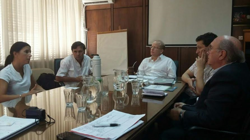Contigiani recibió a representantes de la Asociación Argentina de Productores en Siembra Directa