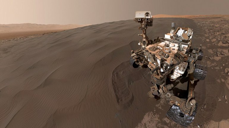 La sonda Curiosity se tomó una nueva selfie en Marte