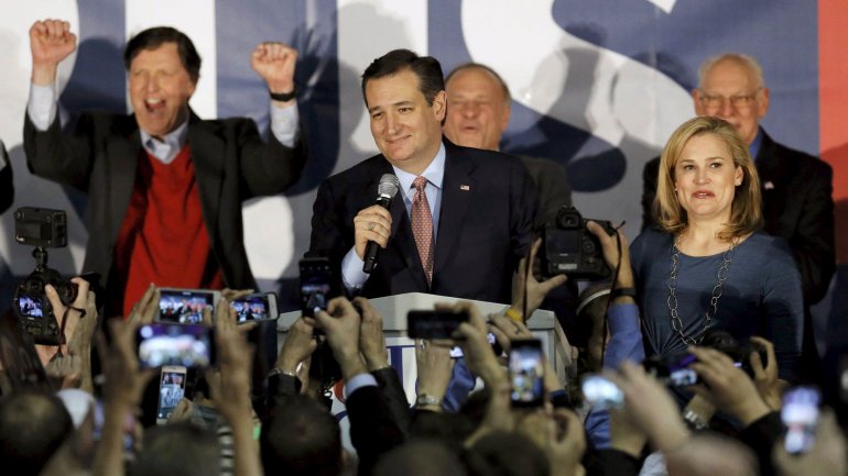 Ted Cruz derrotó a Donald Trump en los caucus de Iowa