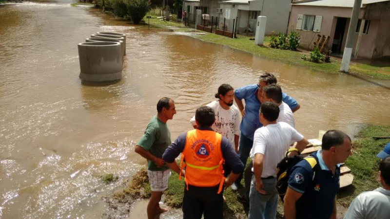 El Gobierno de Santa Fe asiste a las localidades afectadas por el temporal
