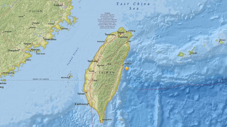 Un nuevo terremoto de 5,3 grados Richter sacudió Taiwan