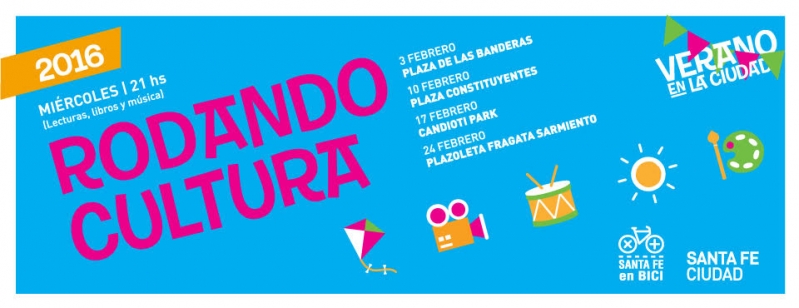 Rodando Cultura: bicis, lecturas y música en vivo en Plaza Constituyentes