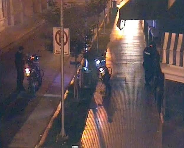 Cámaras de seguridad - Robo en Las Delicias