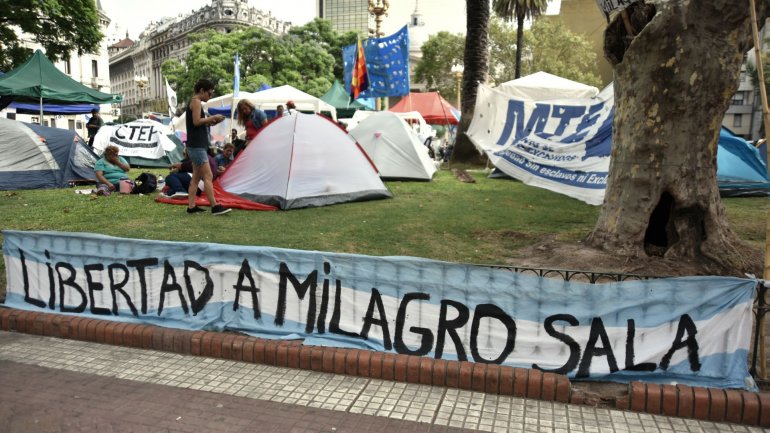 La Tupac Amaru advirtió que cortará rutas por la libertad de Milagro Sala