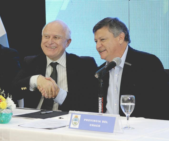 Chaco y Santa Fe firmaron un acta compromiso para 
