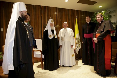 Histórico encuentro del Papa con el patriarca ruso en Cuba