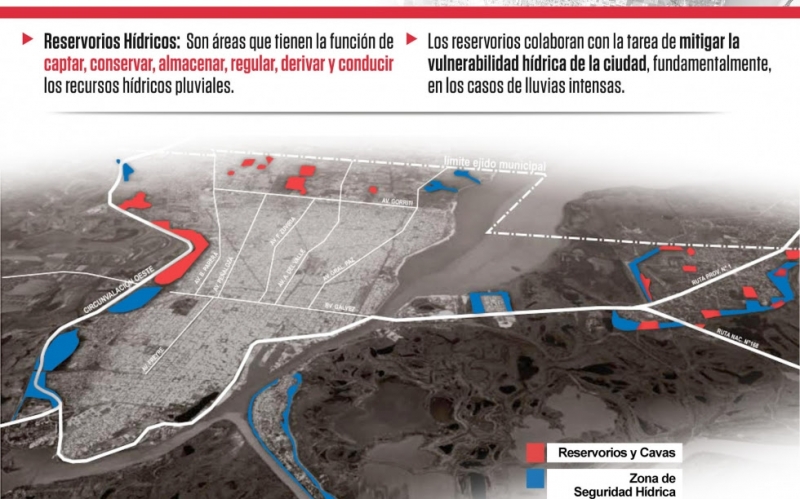 Reservorios - Mapa