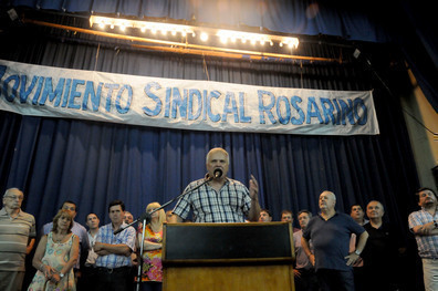 Pronunciamiento colectivo de sindicatos contra el Gobierno de Macri