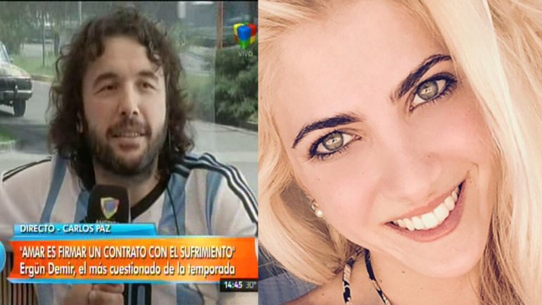 ERGÜN DEMIR CONTÓ CÓMO LO RECHAZÓ CANDELA RUGGERI EN SAN VALENTÍN