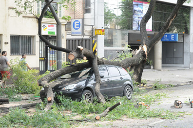 Temporal en Rosario