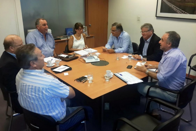 El vicegobernador Fascendini se reunió con el Coordinador del PROSAP, Alejandro Gennari
