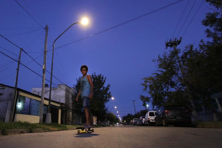 Barrio San Martín - Obras de iluminación