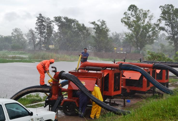 Informe de situación sobre la lluvia de este martes en Santo Tomé