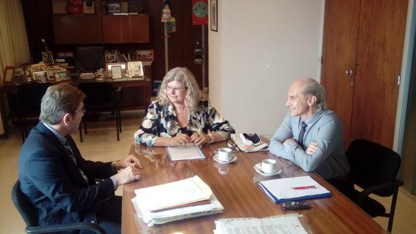 Gestiones del Senador Borla con los Ministros del Gobierno Provincial