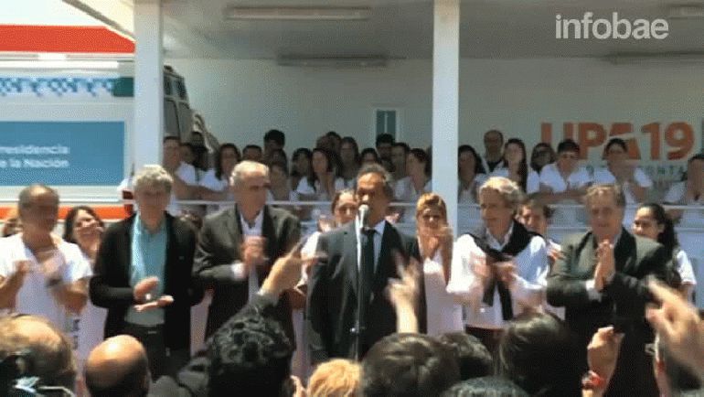 Denuncian que Scioli inauguró una sala médica sin luz ni agua