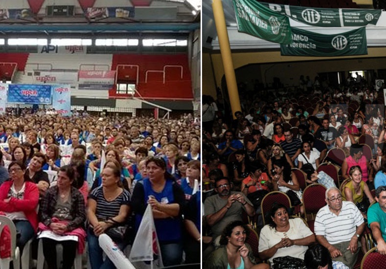 Los plenarios de delegados de UPCN y ATE aceptaron la propuesta salarial del gobierno