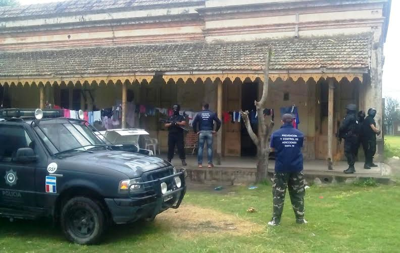 Secuestro de cocaína en San Justo