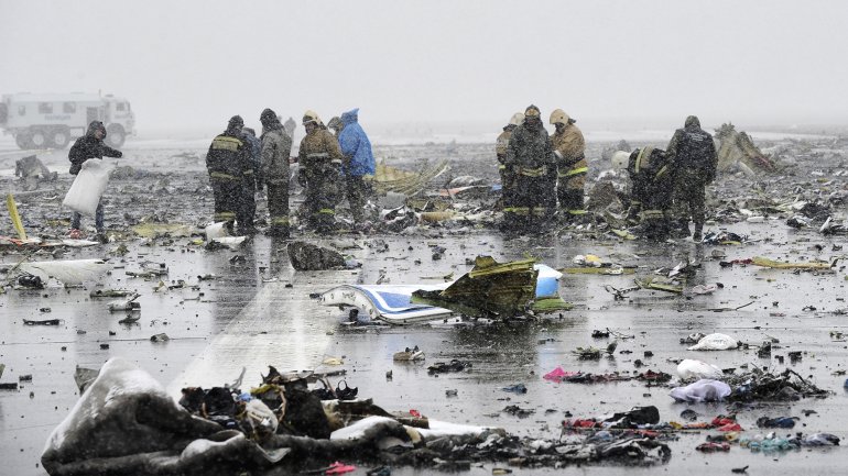 Se estrelló un avión en el sur de Rusia: murieron 62 personas