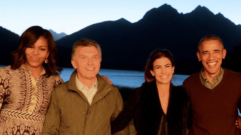 Mauricio Macri despidió a Barack Obama en Bariloche