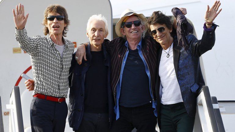 Los Rolling Stones llegaron a Cuba para su primer recital en la isla