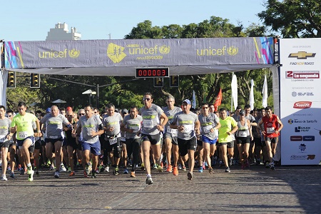 La Fundación Banco Santa Fe nuevamente junto a Unicef en la Carrera Por La Educación