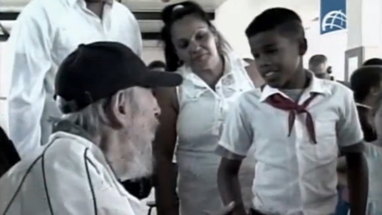 Tras nueve meses, Fidel Castro reapareció en un acto público