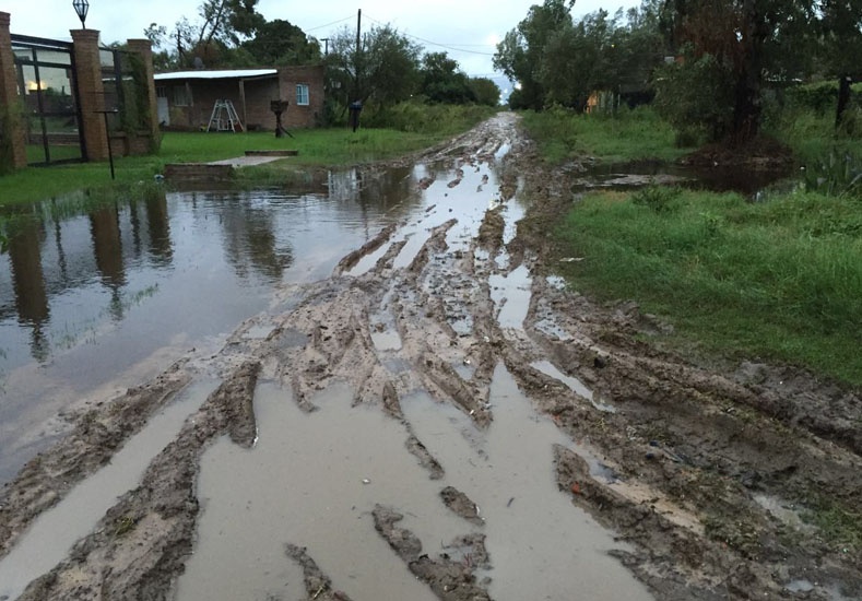 Costa santafesina - Inundación por lluvias