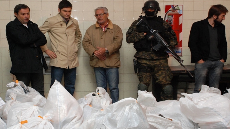 Destruyeron más de una tonelada de drogas en Rosario
