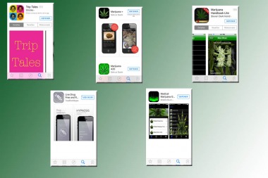 Las tiendas virtuales ofrecen aplicaciones relacionadas con el consumo de drogas