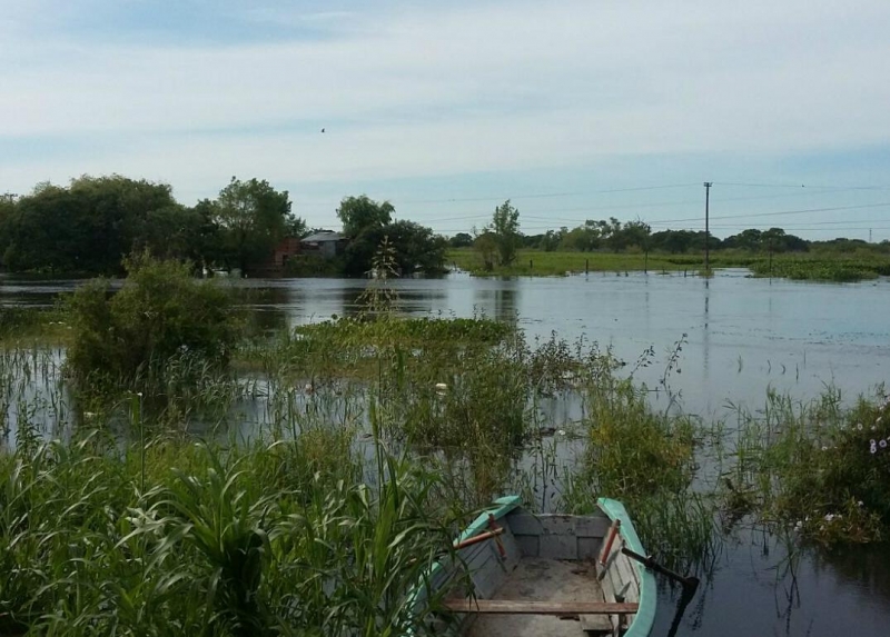El Salado y el Paraná siguen en baja