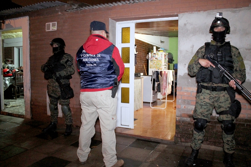 Siete detenidos por comercio minorista de drogas