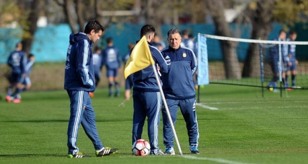 En Estados Unidos, la selección tuvo su primer entrenamiento