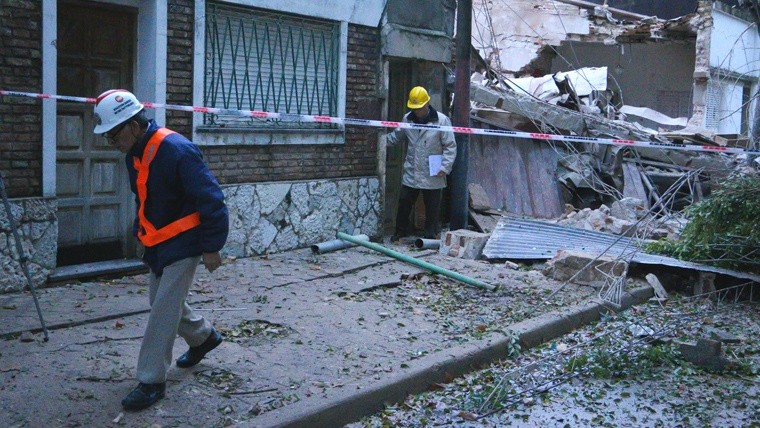 Una decena de casas afectadas tras la explosión