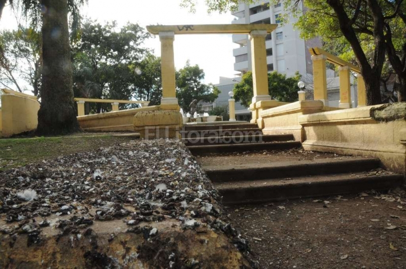 La suciedad de perros y aves copó la plaza 